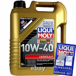 10L Set D'Inspection Liqui Moly Bon Fonctionnement 10W-40 + SCT Filtres 11231871