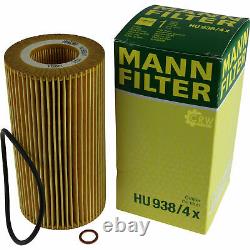 10x Original Mann Filtre à Huile Hu 938/4 X+ 10x Sct Moteur Flush Rinçage de