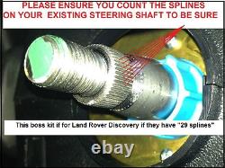 29 Dents Direction Roue Et Boss Kit Adaptateur Fit Land Rover Defender Discovery