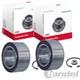 2x Fag Kit De Roulement De Roue Arri&egrave;re Pour Jaguar Xe Xf Xj Xk Land Rover