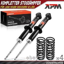 4x Complet Amortisseur Kit Avant pour Land Rover Discovery III L319