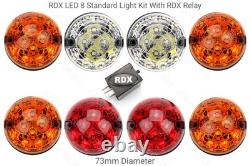 8 RDX 200Tdi LED Lumière / Lampes Kit Land Rover 90/110 1983-1994 Traditionnel
