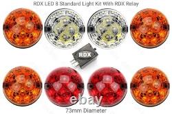 8 RDX 200Tdi LED Lumière / Lampes Kit Land Rover 90/110 1983-1994 Traditionnel