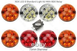 8 RDX 200Tdi LED Lumière / Lampes Kit Land Rover 90/110 1983-1994 Traditionnel