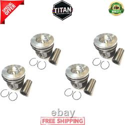 Carter De Cylindre Piston Kit LAND ROVER JAGUAR 2.0 DIESEL 204DTA 204DTD AJ20D4