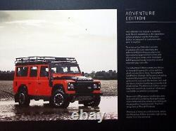 EF6001 Brochure Land Rover Defender Press Kit Final Edition & History English