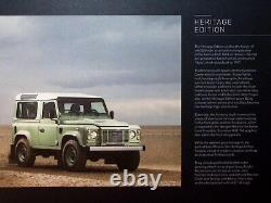 EF6001 Brochure Land Rover Defender Press Kit Final Edition & History English