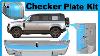 Fitting New Land Rover Defender 2020 Checker Plate Accessory Kit Vplep0419