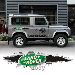 Kit Autocollant Stickers Bande Voiture Tout Terrain Land Rover 90 Off Road