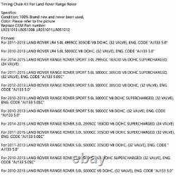 Kit Chaîne De Distribution Pour 2010-2015 Land Rover Lr4 3.0L 5.0L V8 Dohc A