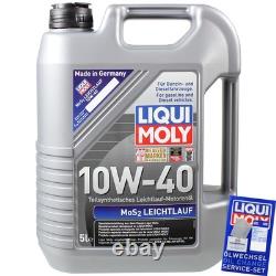 Kit D'Inspection Filtre Liqui Moly Huile 8L 10W-40 pour Land Rover Freelander
