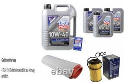 Kit D'Inspection Filtre Liqui Moly Huile 8L 10W-40 pour Land Rover Freelander