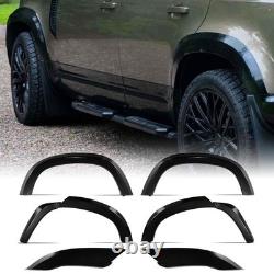 Kit Habillage Passage Roue D'aile Large Noir Brillant Pour Defender 110 L663 20+