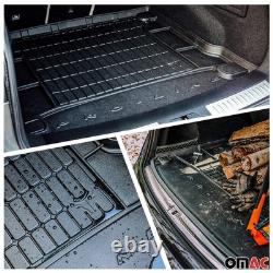 Kit Tapis de Sol et Coffre pour Land Rover Discovery LR3 2004-2009 Noir TPE