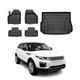 Kit Tapis De Sol Et Coffre Pour Land Rover Range Rover Evoque 2011-2018 Tpe Noir