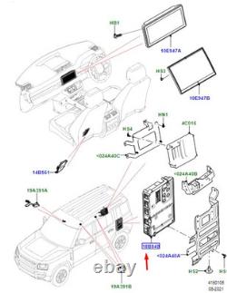 Kit amplificateur LAND ROVER DEFENDER L663 443123456 NEUF ORIGINAL