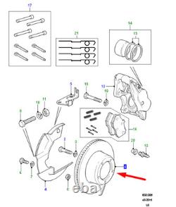 Kit de disques de frein avant LAND ROVER DEFENDER LR017952 neuf et d'origine