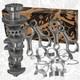 Kit De R&eacute;paration Vilebrequin Land Rover Jaguar 2,0 G4d3fa Lr090358 Jde40055