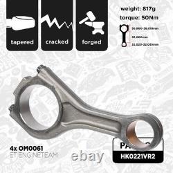 Kit de réparation vilebrequin LAND ROVER JAGUAR 2,0 G4D3FA LR090358 JDE40055