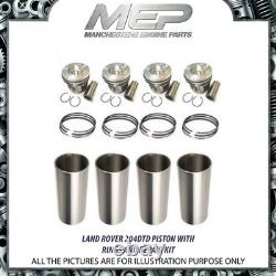 LAND ROVER JAGUAR 2.0 Diesel 204DTD Piston Anneaux + Kit Réparation Turbo Simple