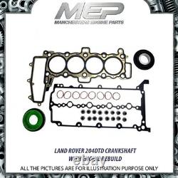 LAND ROVER JAGUAR 2.0 Diesel 204DTD Piston Anneaux + Kit Réparation Turbo Simple
