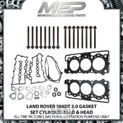 LAND ROVER Kit Refection Moteur 3.0 TDV6 Diesel 306DT Joint de Culasse + Boulons