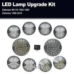LED Dégager Indicateur lumineux clignotants Kit pour Land Rover Defender 1990-16