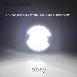 LED Fumé Indicateur lumineux clignotants 10X/Kit Pour Land Rover Defender 90-16