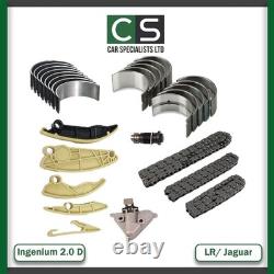 Land Rover 204DTA 204DTD 2.0 D Kit Chaîne Distribution Main Coussinets de Bielle