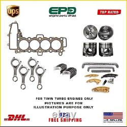 Land Rover Defender 2.0 Diesel 204DTA Pistons Tête Joint + Moteur Rebuild Kit