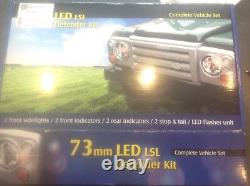 Land Rover Defender Amélioré Fumé LED Clignotant Kit Relais 10 Pièce