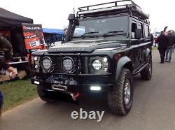 Land Rover Defender Amélioré Fumé LED Clignotant Kit Relais 8 Pièce