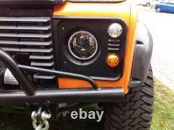 Land Rover Defender Amélioré Fumé LED Clignotant Kit Relais 8 Pièce