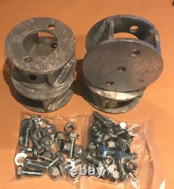 Land Rover Discovery 1 Galvanise Ressort Entretoise Bloc Kit 50mm/2 Levier