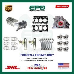 Land Rover Discovery 306DT TDV6 Piston Set Con Tiges + Moteur Rebuild Kit 3.0L