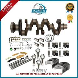 Land Rover Jaguar 2.0D Ingenium 204DTD Simple Turbo Vilebrequin Avec Rebuild De