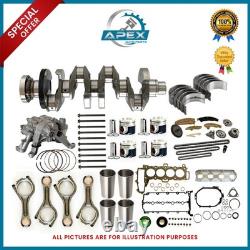 Land Rover Jaguar 2.0DIESEL 204DTA Forgé Vilebrequin Avec Moteur Rebuild Kit New