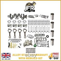 Land Rover Jaguar 204DTD 2.0 Diesel XF Forgé Vilebrequin Avec Moteur Rebuild Kit