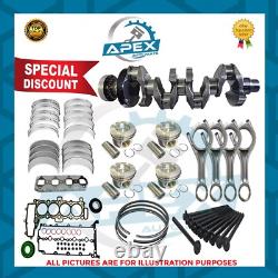 Land Rover Jaguar 204DTD Forgé Vilebrequin Avec Moteur Rebuild Kit 2.0 Diesel Xe