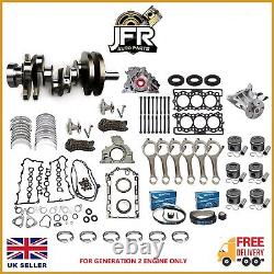 Land Rover Jaguar 306DT 3.0 TDV6 Vilebrequin Avec Moteur Rebuild Kit Discovery