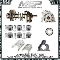 Land Rover Jaguar 306DT Forgé Vilebrequin & Moteur Rebuild Kit 3.0 Diesel Gen 1