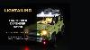Lightailing Light Kit Install In The Lego Technic Land Rover Defender 42110