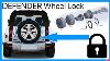 New Land Rover Defender L663 Spare Wheel Lock Kit Relaunch With Updated Design
