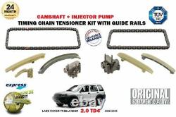 Pour Land Rover Freelander 2.0 TD4 2000-2006 arbre à cames + injecteur Timing Chain Kit