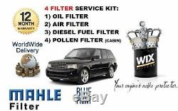 Pour Range Rover Sport 3.0 2009-8/2013 Kit Service Huile Carburant Air Filtre