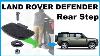 Rear Step Kit For Land Rover Defender L663 Tow Hoops