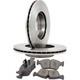 Skf Kit Disques De Frein Avant Ventilé + Plaquette Pour Land Rover Discovery Iv