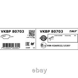 SKF Kit Disques de Frein Avant Ventilé + Plaquette pour Land Rover Discovery IV