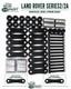 Suspension Standard Land Rover S&eacute;rie 2/2a Et 3 Swb, Kits Manille/boulon, Kit