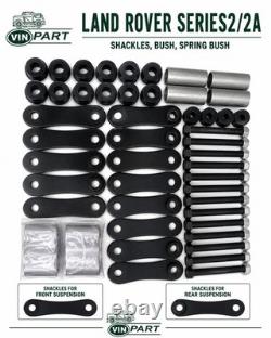 Suspension standard Land Rover série 2/2A et 3 SWB, kits manille/boulon, kit